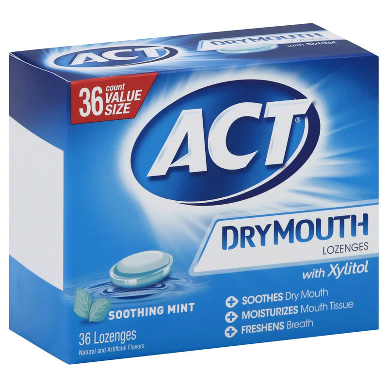 [Australia] - ACT 36 Count 36 Size Dry Mouth Mint Lozenges 