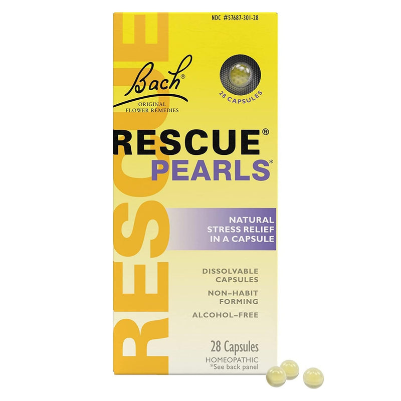 [Australia] - Bach Rescue Pearls Natural Stress Relief ,28 Capsules 
