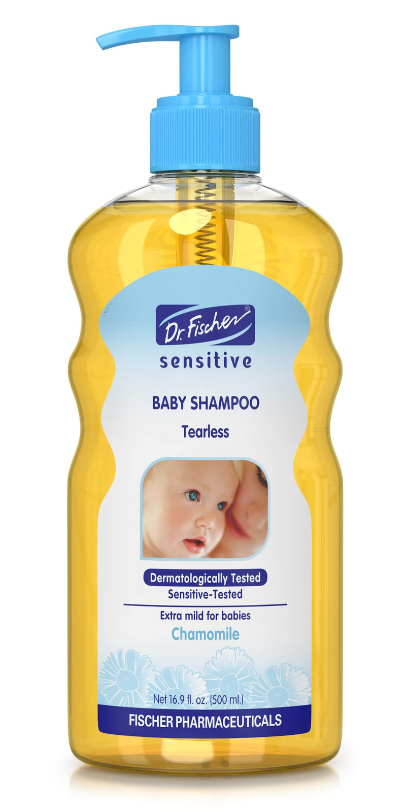 [Australia] - Dr. Fischer Newborn & Baby Essentials Shampoo. Tear-Free, Hypoallergenic, Gentle Hair & Scalp Natural Chamomile and Vitamin B5.16.9Oz 