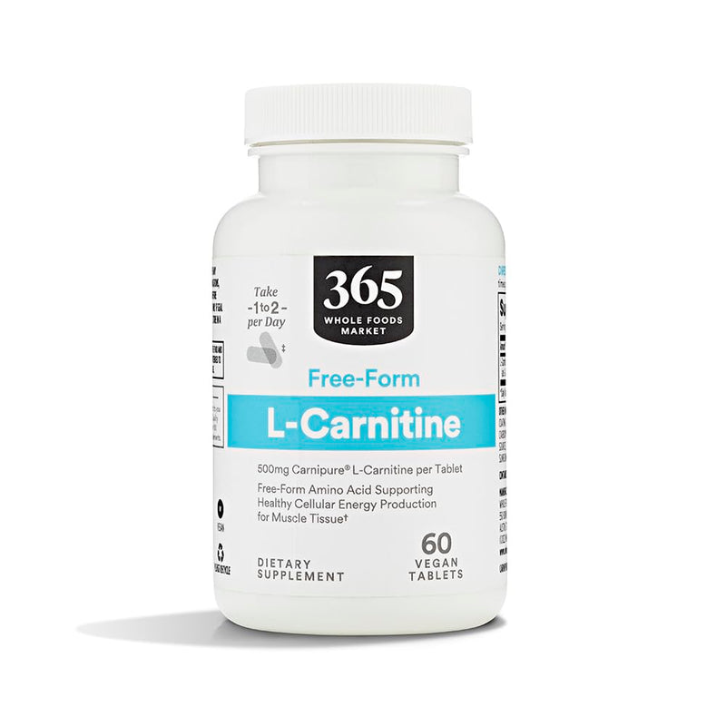 [Australia] - Whole Foods Market, Free-Form L-Carnitine 500mg, Vegan, 60 Count 60 Count (Pack of 1) 
