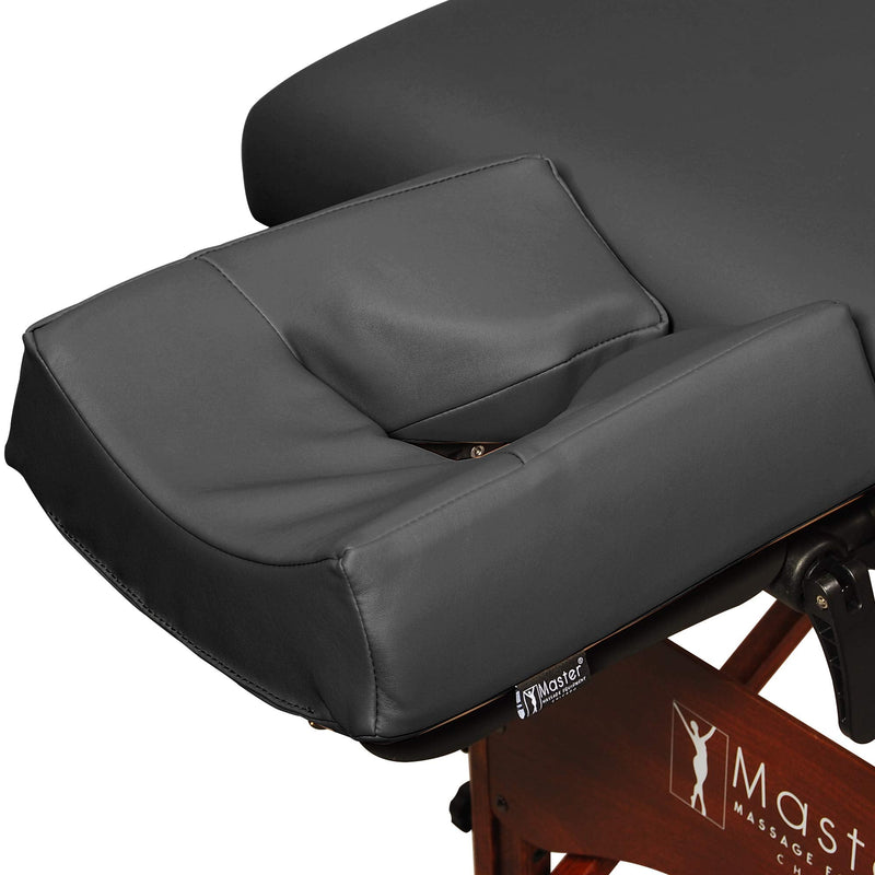 [Australia] - Master Massage Massage Patented Memory Foam Ergonomicdream Face Cushion Pillow Headrest, Black 
