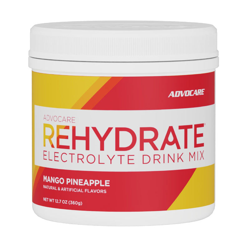 [Australia] - AdvoCare Rehydrate Electrolyte Drink Mix - Hydration & Recovery Drink with Sodium, Potassium & More - Mango Pineapple, 12.7 oz 