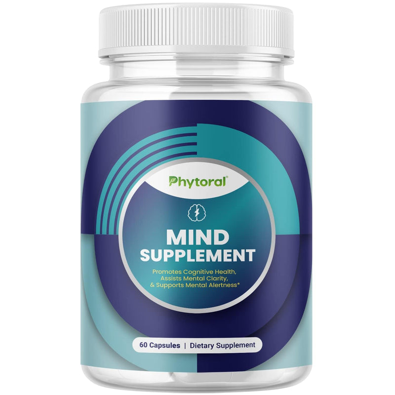 [Australia] - Nootropic Brain Supplement for Memory and Focus Enhancement - Vitamins for Brain Mental Health & Clarity - Cognitive Health Complex for Mind's Vitality & Mental Alert - 60 Capsules 