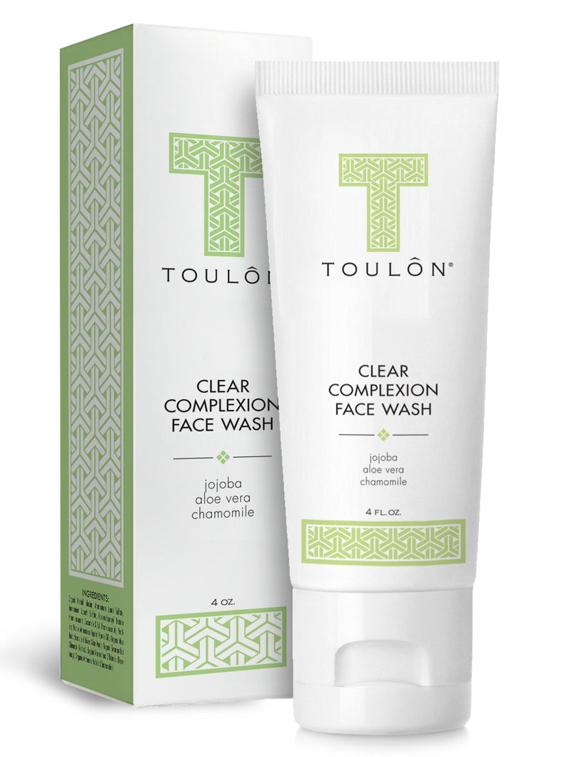 TOULON Aloe Vera Face Wash - Anti Aging Cleanser for Oily Acne Prone Skin | Anti Aging Face Wash for Clear Complexion with Antioxidants Aloe Vera and Vitamin E. Facial Cleanser For Women and Men