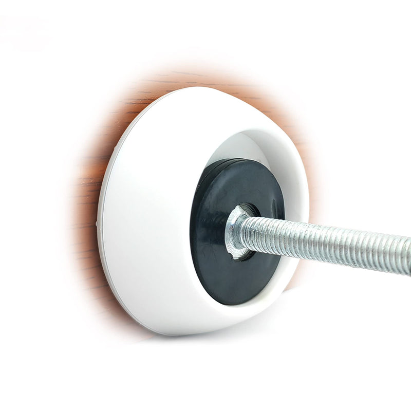 [Australia] - vmaisi Baby Gate Wall Protector - Protect Walls & Doorways from Pet & Dog Gates - Pressure Mounted Gates Work on Stairs - 4 Pack Gates Wall Cups - White 