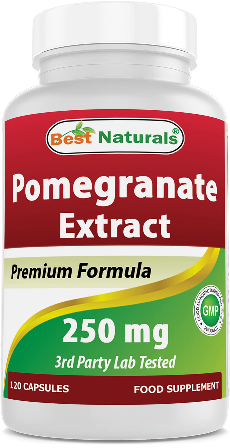 [Australia] - Best Naturals Pomegranate Extract 250 mg 120 Capsules 