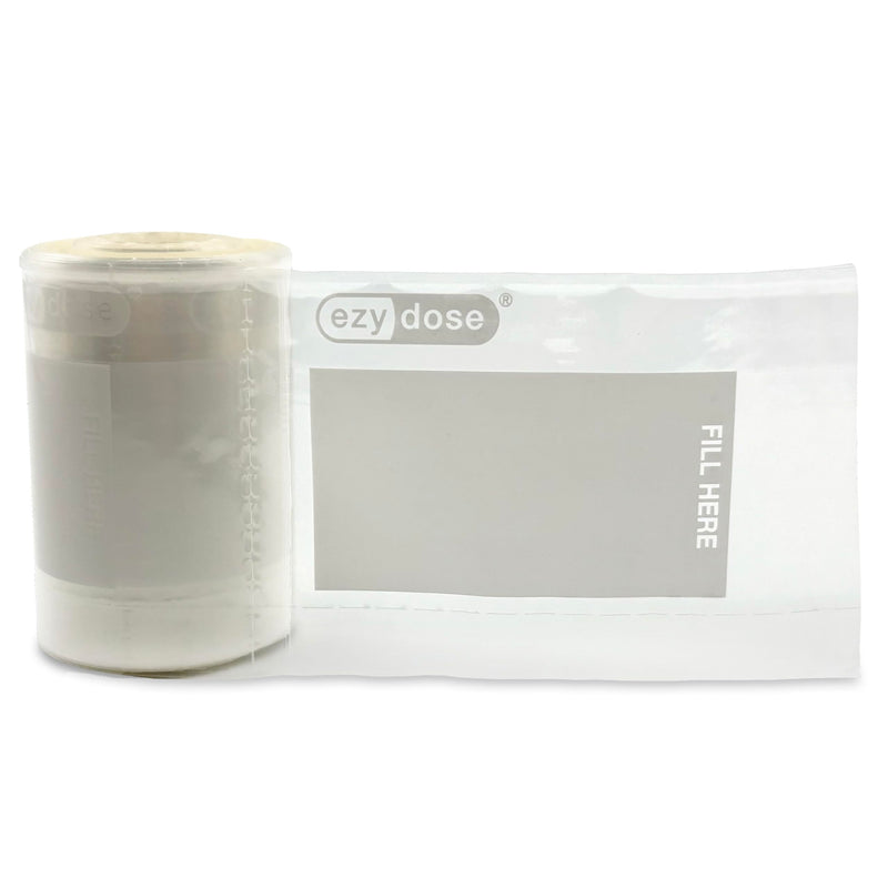 Ezy Dose Disposable Pill, Vitamin, and Medicine Organizer Pouches, Pocket Sized and Easy to Use Seal Bags, 400 Count, BPA Free Bag Refills 400 Count White