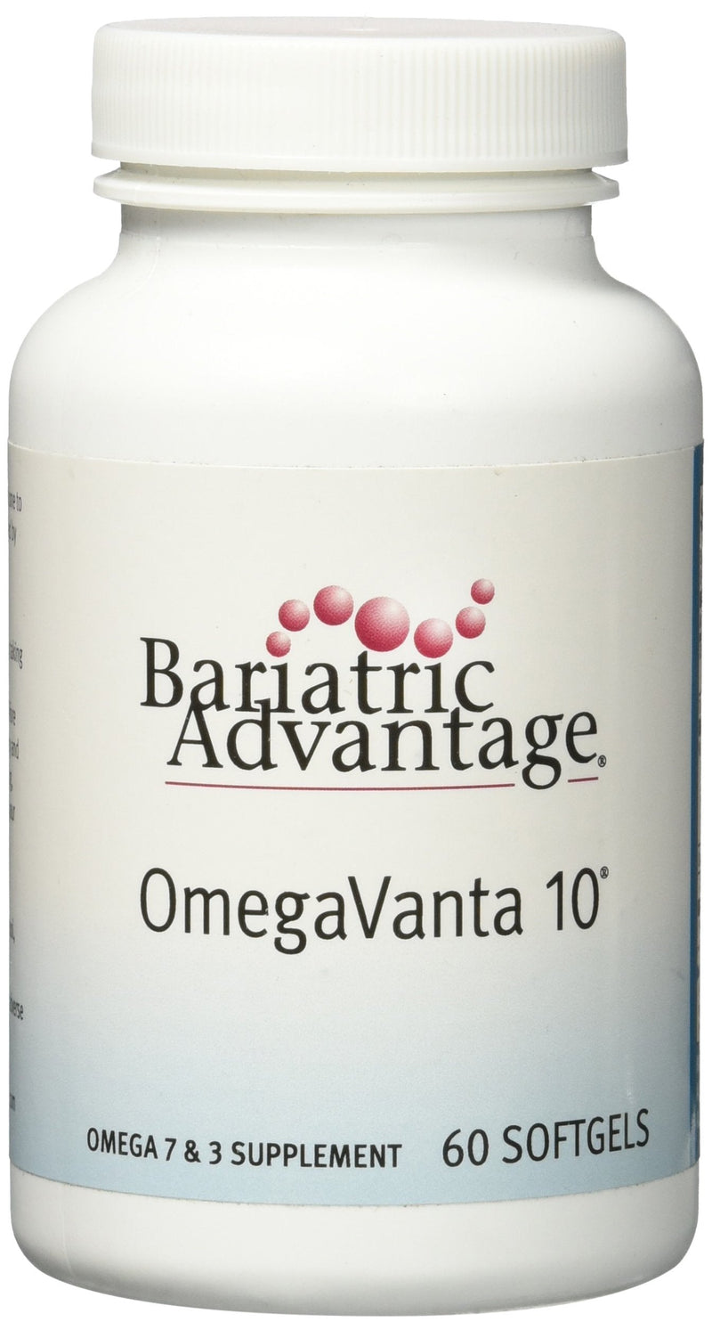 [Australia] - Bariatric Advantage OmegaVanta 10 - Omega Fish Oil - Enriched EPA & DHA - Enteric Softgel Design - Supports Heart Health* - Natural Lemon Flavor - 60 Softgels 