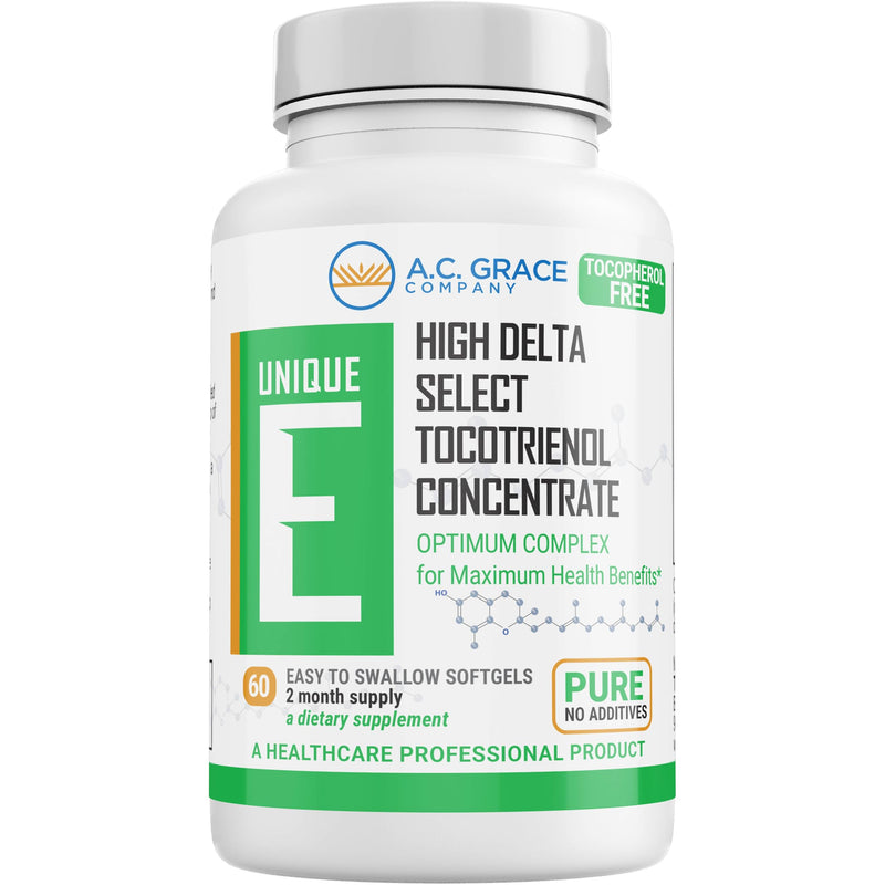 [Australia] - A.C. Grace Company, Unique E Tocotrienols - Tocopherol Free Softgels, 60 Count 