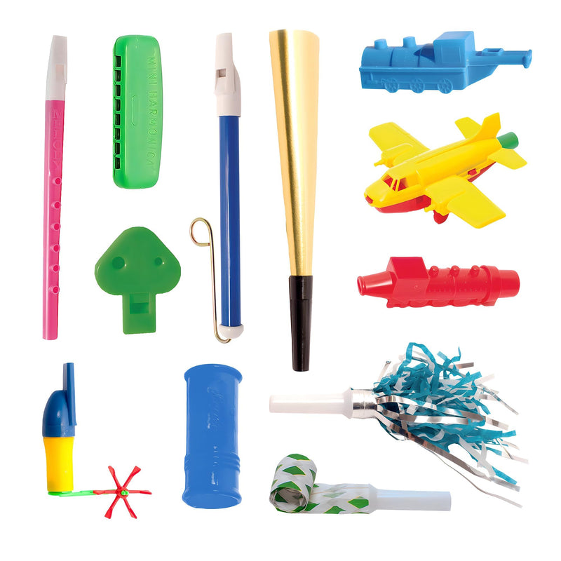 [Australia] - TalkTools Horn Kit | Oral Motor Placement Therapy | Improve Speech, Tongue Lip Placement | Reduce or Eliminate Drooling | Abdominal Grading | Controlled Oral Airflow, and Speech Clarity - 12 Tools 