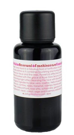 LIVING LIBATIONS - Organic Rose Renewal Frankincense Firming Fluid (1 oz | 30 ml) 1 Fl Oz (Pack of 1)