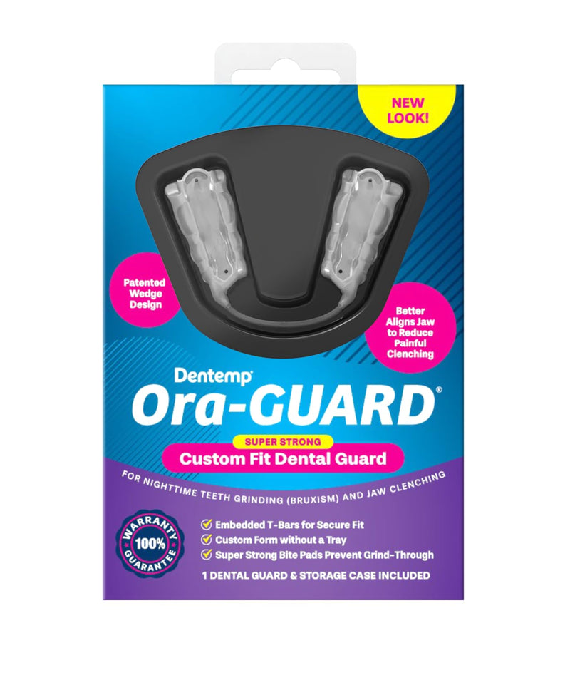 [Australia] - Dentemp Ora-Guard Custom Fit Dental Guard - Bruxism Night Guard for Teeth Grinding - Mouth Guard for Clenching Teeth at Night - Comfortable Mouth Guard for Sleeping - Relieve Soreness in Jaw Muscles… 1 Count (Pack of 1) 
