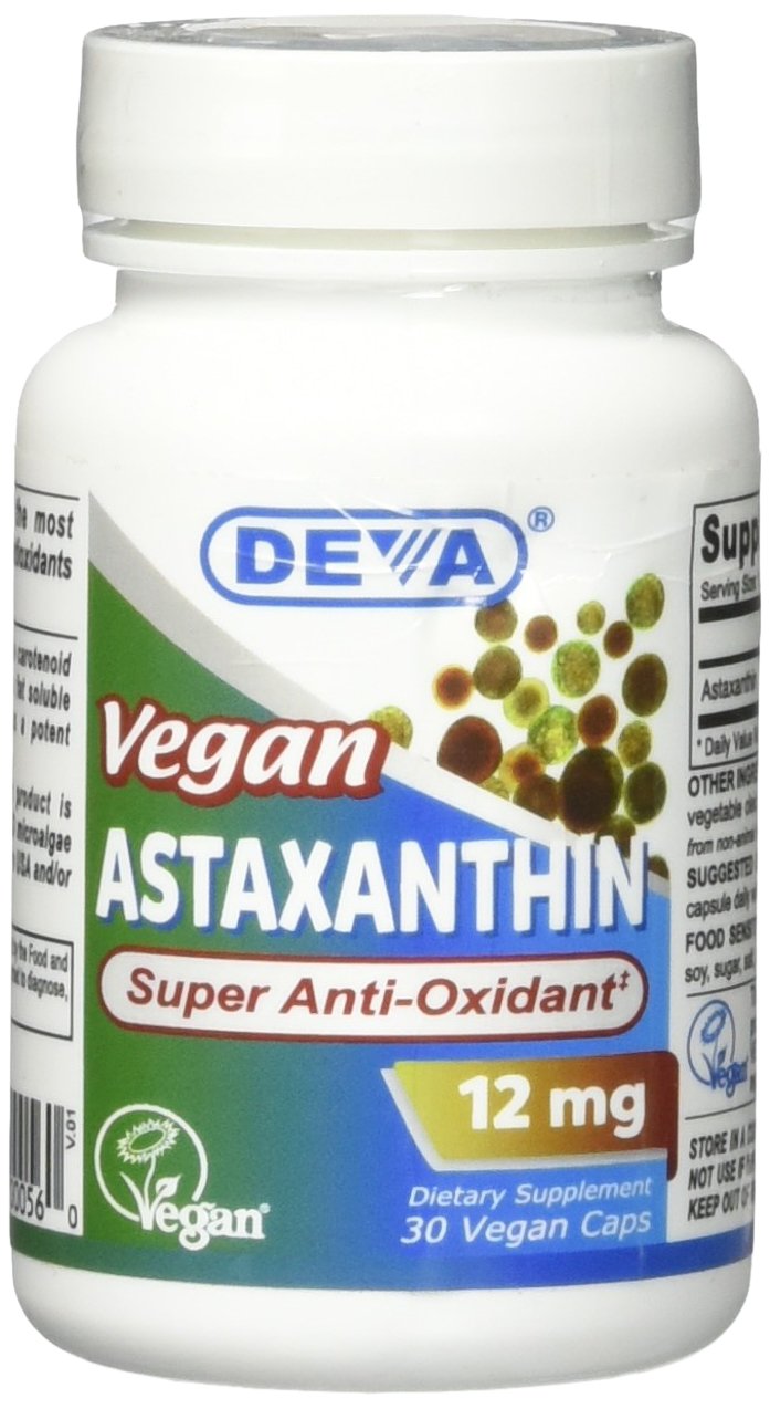 [Australia] - Deva Nutrition Deva Vegan Astaxanthin Veg Capsules, 12 mg, 30 Count 30 Count (Pack of 1) 