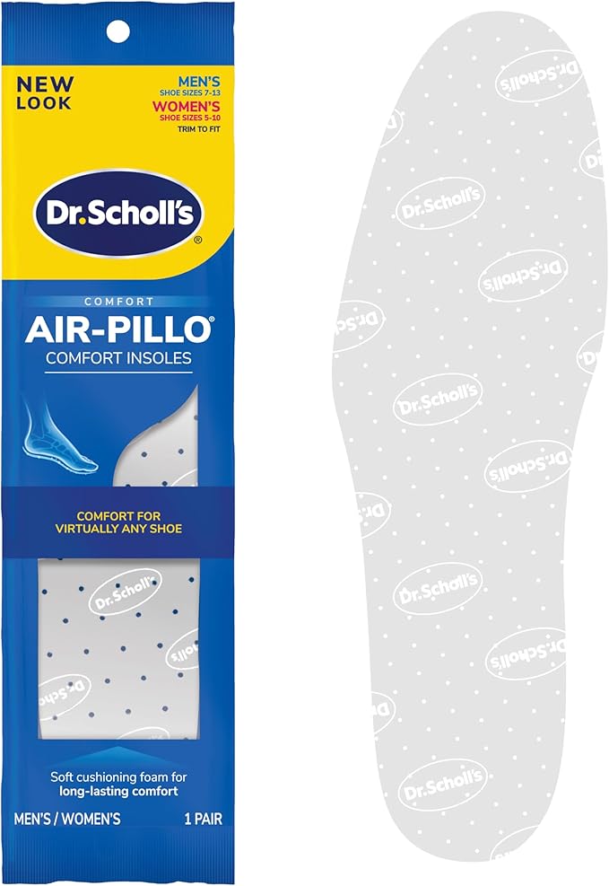 [Australia] - Dr. Scholl's AIR-PILLO Insoles // Ultra-Soft Cushioning and Lasting Comfort with Two Layers of Foam that Fit in Any Shoe - One pair Air Pillo 