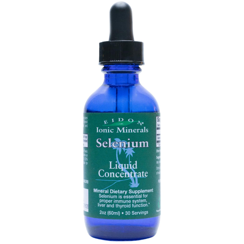 [Australia] - Eidon Ionic Minerals Liquid Selenium, Selenium Drops, Sodium Selenate Supplement, Support Liver Health and Thyroid Function, Immune System Support, 2 oz 