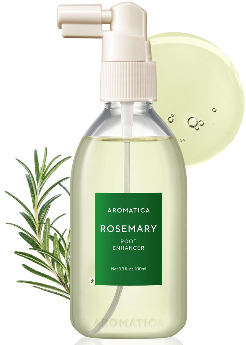 AROMATICA Root Enhancer Rosemary Water for Hair Growth spray | Rosemary hair oil & caffeine & biotin, Korean hair care for hair thinning & loss, free from silicone, paraben and sulfate 01 Rosemary Enhancer