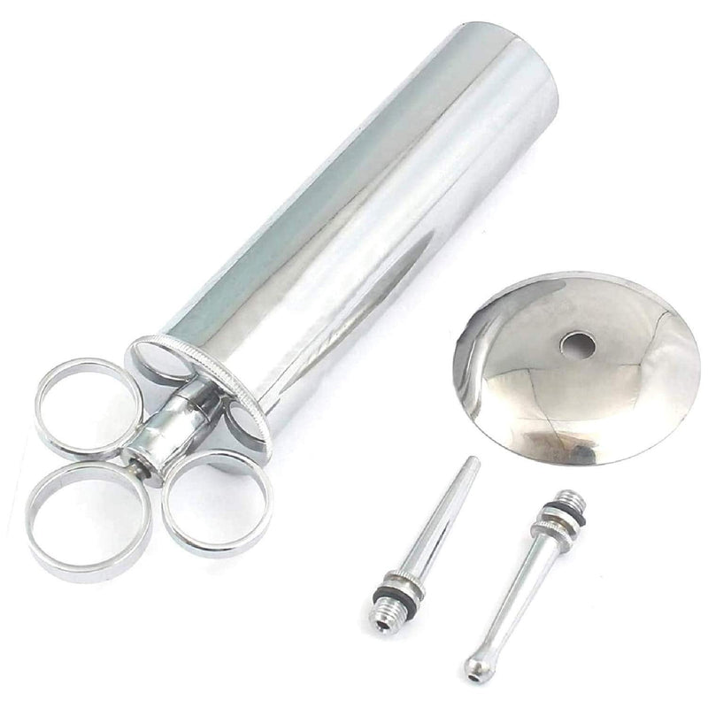 [Australia] - Ear Wax Removal Syringe 4 OZ - Brass with Chrome Finish New 