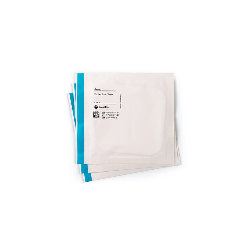 [Australia] - Brava Stoma Skin Protective Sheet, Skin Barrier, 4 X 4 32105 (Box of 10) 