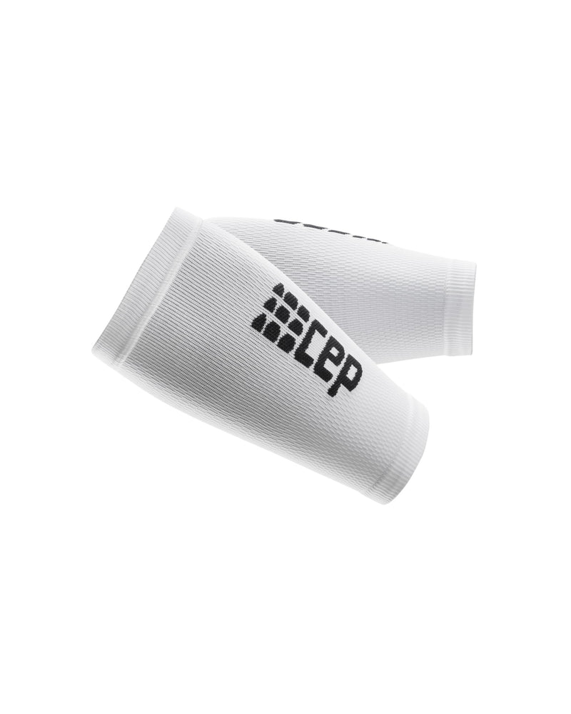 [Australia] - CEP Forearm Support Compression Sleeves, Men & Women - Forearm Sleeves (Pair) 4 White/Black 