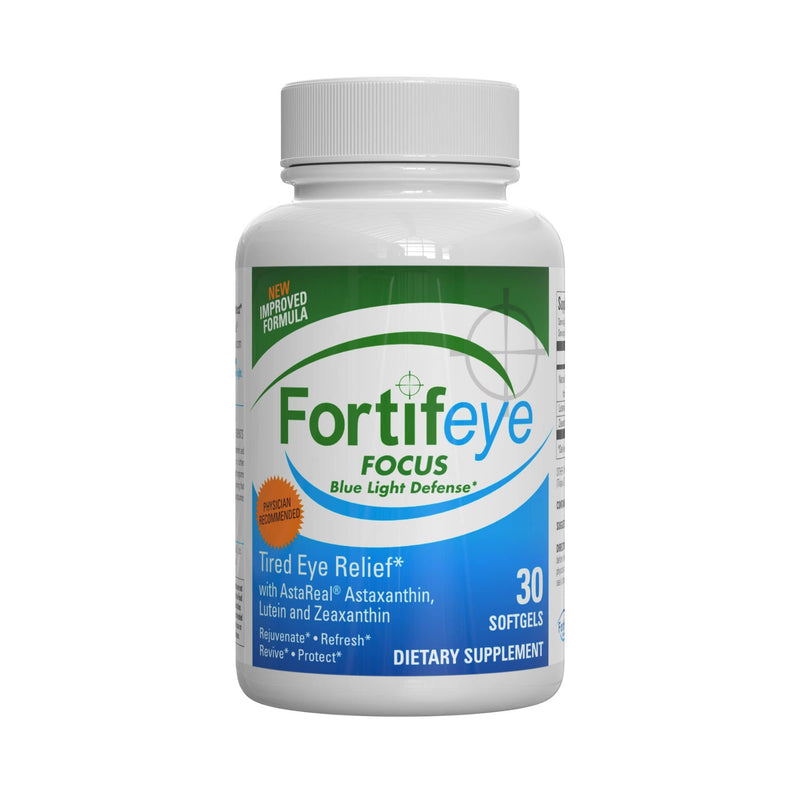 [Australia] - Fortifeye Focus Eye Care Supplement | Triple Carotenoid Including Astaxanthin, Lutein, and Zeaxanthin | 30 Softgel Capsules 30 Count (Pack of 1) 