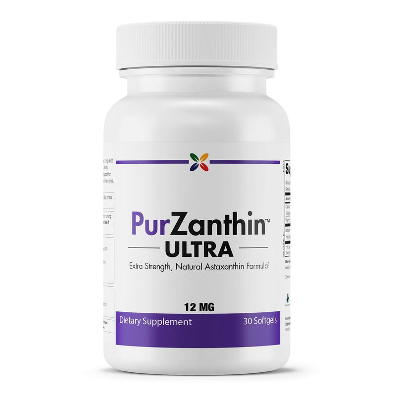[Australia] - Stop Aging Now PurZanthin Ultra Natural Astaxanthin 12 MG Softgels (1 Pack) 