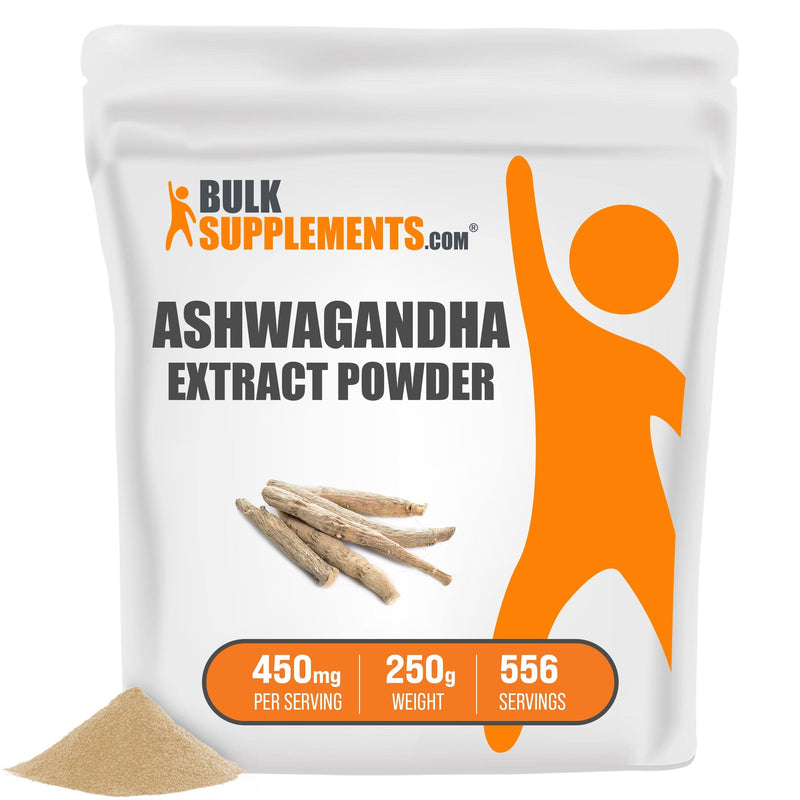 [Australia] - BulkSupplements.com Ashwagandha Root Extract Powder - Ashwagandha Supplement, Ashwagandha Powder - from Ashwagandha Root - Vegan & Gluten Free, 600mg per Serving, 250g (8.8 oz) (Pack of 1) 8.82 Ounce (Pack of 1) 