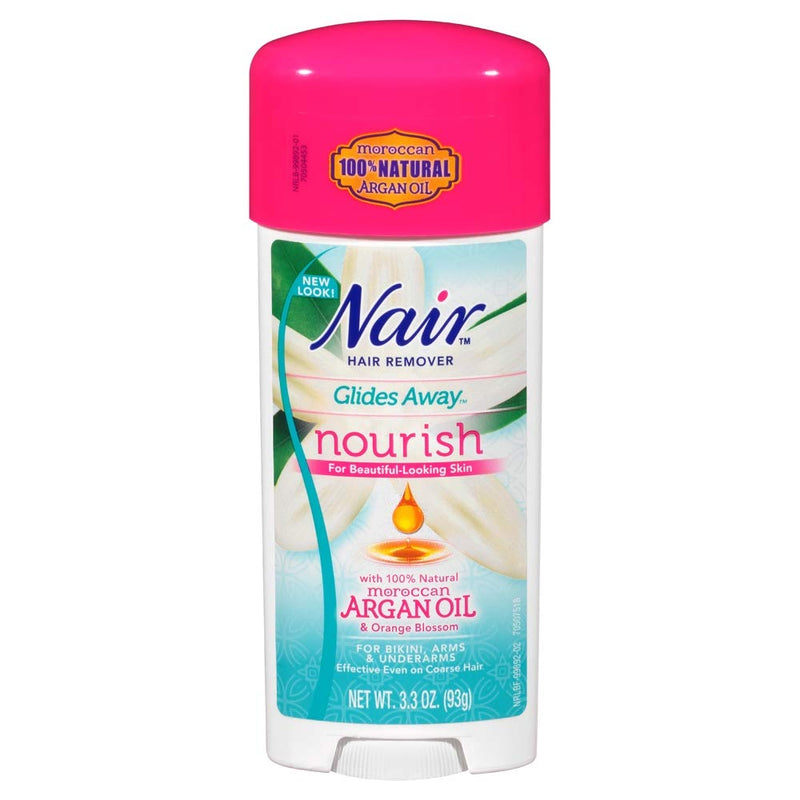 [Australia] - Nair Hair Remover Glides Away Max, Moroccan Argan Oil, for Bikini, Arms & Underarms, 3.3 Oz. by Nair 