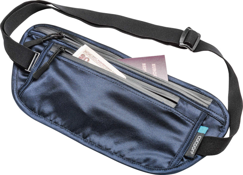 COCOON Monsoon Silk RFID Waist Wallet - Night Sky | Monsoon Silk with TPU lamination, RFID-secure pocket, YKK AquaGuard zippers, Adjustable waist strap
