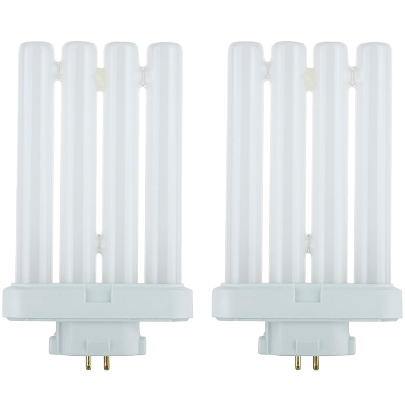 [Australia] - Sunlite FML27/65K/2PK Quad Tube Plug-in Compact Fluorescent Lamp, FML 4-Pin, 27 Watts, 1500 Lumens, 6500K Daylight, 4-Pin (GX10q4) Base, 120 Volts, 2 Pack 2 Count (Pack of 1) 