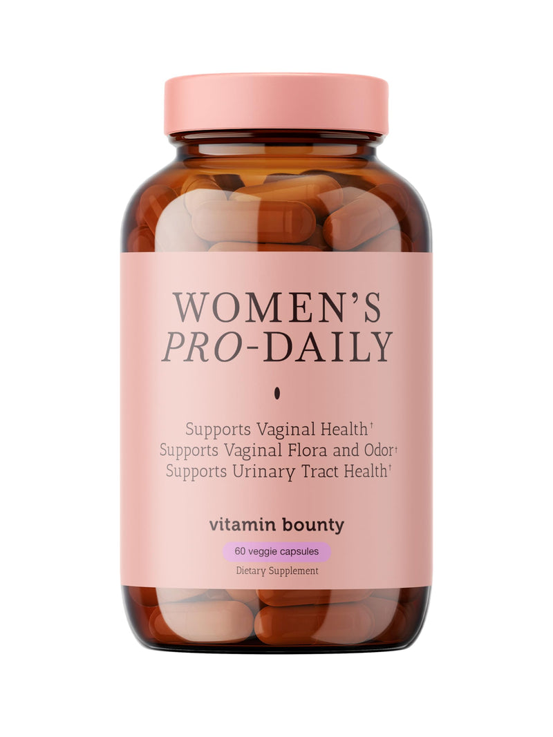 [Australia] - Vitamin Bounty Women's Pro-Daily Vaginal Probiotics - 10 Billion CFU, 5 Strains with Cranberry for Female Vaginal Health - Probiotics for Women pH Balance - Digestive & Urinary Support - 60 Capsules 60 Count (Pack of 1) 
