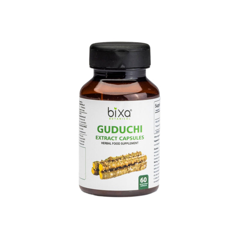[Australia] - bixa BOTANICAL Guduchi Extract Bitters 2.5% Veg Capsule 60 Count (450mg) (Tinospora Cordifolia/Giloy) Herbal Supplement | Best Immunity modulator | Ayurvedic herb 