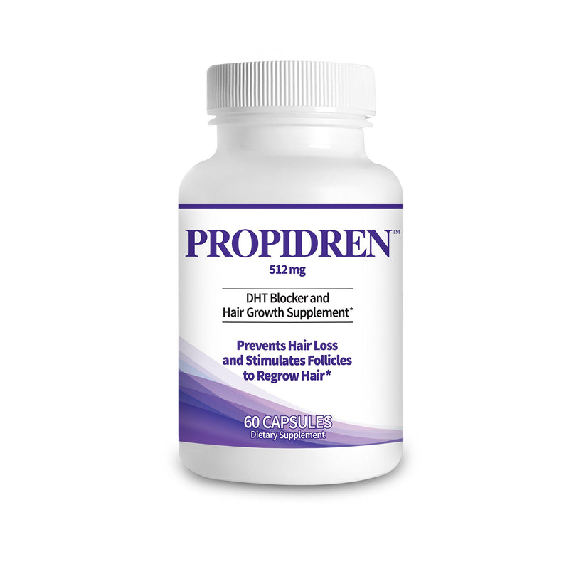 Propidren DHT Blocker & Hair Growth Pills To Stop Hair Loss and Regrow Hair | Hair Vitamins for Men & Women, Regrowth, DHT Blocking, Thinning Hair, Excessive Shedding, Scalp Support, 30 Day Supply