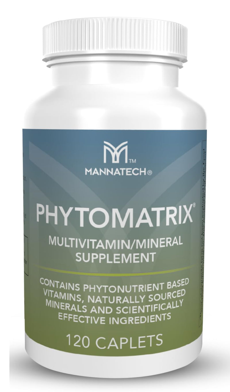 Mannatech - PhytoMatrix® - 120 Capsules | Contains Botanical Extracts, Plant-Based Phytonutrients, Whole Food Blend, Daily Wellness Support, Easy-to-Take Capsules