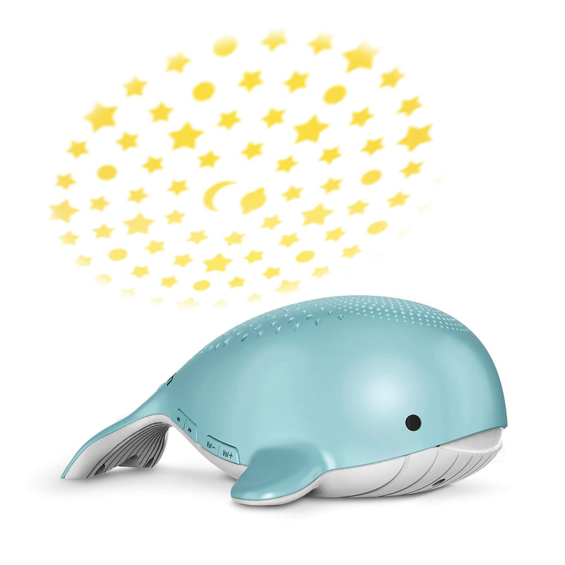 [Australia] - VTech Communications BC8312 Wyatt The Whale Storytelling Baby Sleep Soother with a White Noise Sound Machine Featuring; 10 Stories, 10 Ambient Sounds & 10 Calming Melodies with Glow-on-Ceiling 