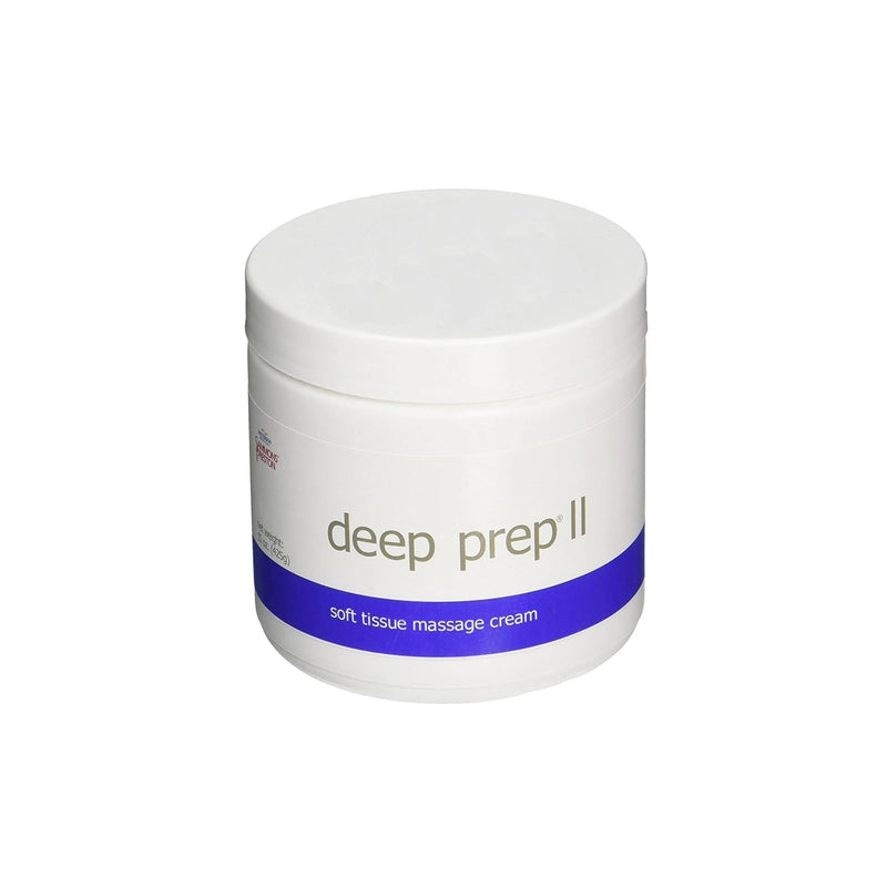 [Australia] - Rolyan Deep Prep II Cream, Professional Massage Cream with Coconut Oil, Beeswax-Free, Long Lasting Creme with Waxy Feel for Relaxing Full Body Massage, 15 Ounce Jar 
