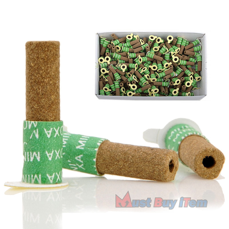 [Australia] - Korea Acupuncture 100% Wormwood Mugwort Moxibustion Mini Moxa Sticks On Cone Roll 1Box 180pcs Weak 