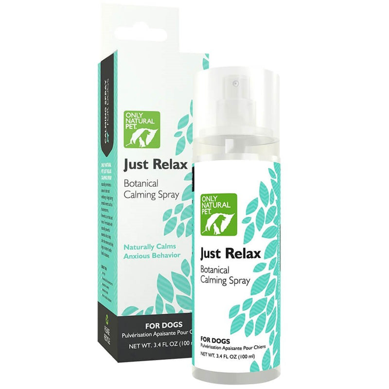 Only Natural Pet Just Relax Botanical Behavior Calming Spray for Dogs - Naturally Calms Anxious Behavior - 3.4 oz Spray 3.4 fl oz Spray - PawsPlanet Australia