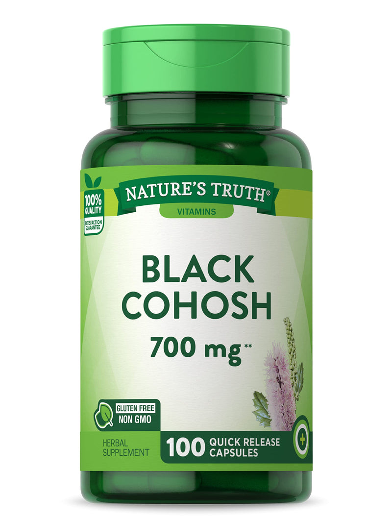 [Australia] - Nature's Truth Black Cohosh | 100 Capsules | Root Extract | Non-GMO, Gluten Free 