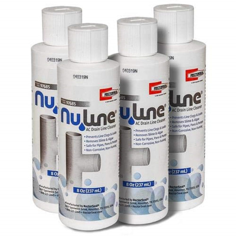 [Australia] - FAST SHIPPING! (4)-Pack NuLine HVAC Condensate Nu-Line Drain Cleaner , 8 ounce 