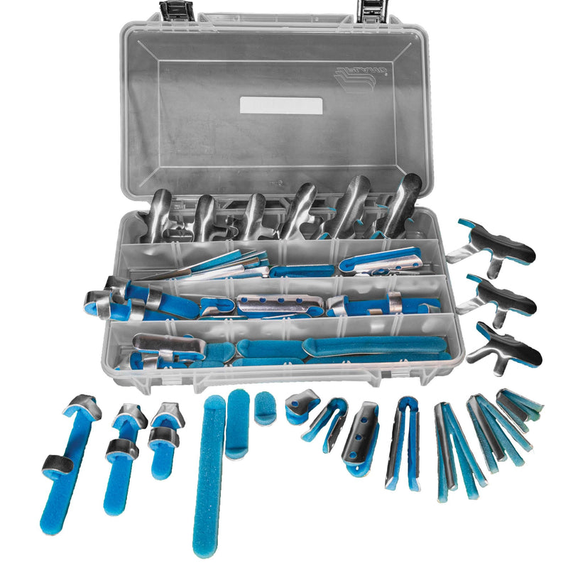 [Australia] - Brace On 48-Piece Thumb and Finger Splint Kit Hand Injury Splints, Comfortable Foam Support, Metal Splinting, 5 Assorted Styles, Thumb Brace, Finger Cots, Thumb Splint and Finger Spint and Braces 