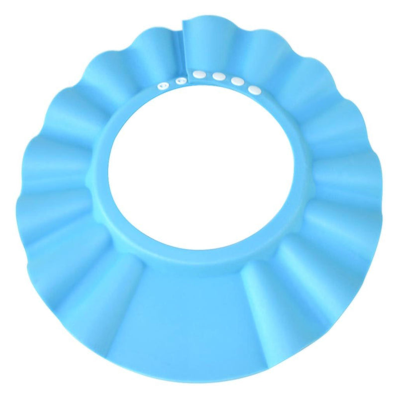 [Australia] - Safe Shampoo Shower Bathing Protection Bath Cap Soft Adjustable Visor Hat for Toddler, Baby, Kids, Children … (Blue) Blue 