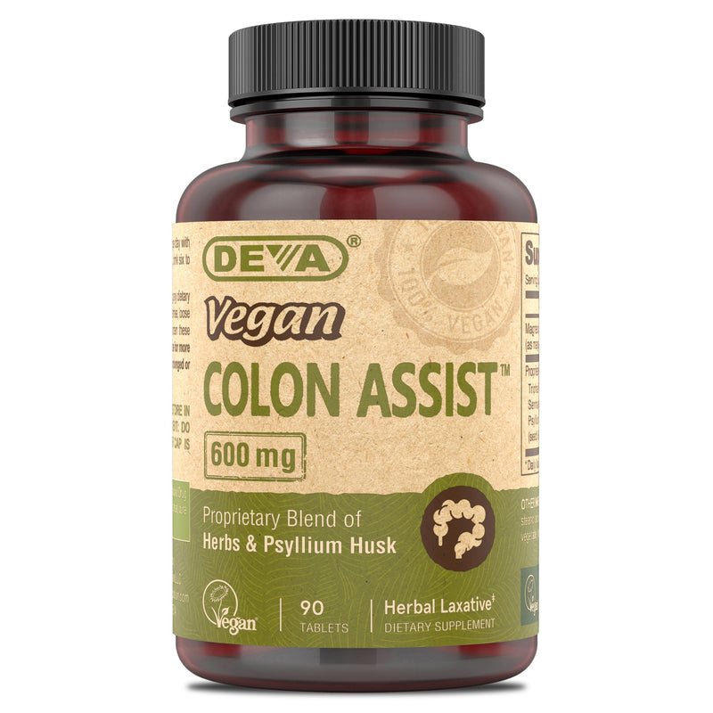 [Australia] - DEVA Vegan Colon Assist ‚Äì Tablets with Magnesium, Triphala, Psyllium Husk, Senna, Cinnamon and More, 90 Count 90 Count (Pack of 1) 