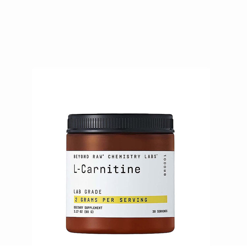 [Australia] - BEYOND RAW Chemistry Labs L-Carnitine Powder | Fuels Exercise and Supports Recovery | 30 Servings 30 Servings (Pack of 1) 