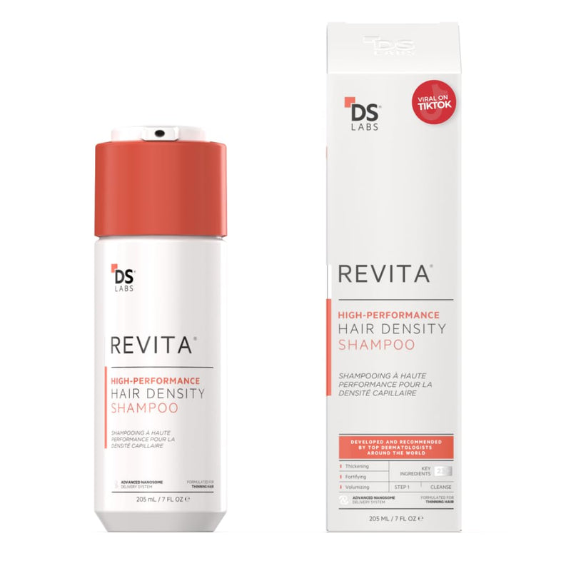 DS Labs For Men & Women Revita Shampoo - Scalp Refreshing Cleanse for Fuller Looking, Volumizing, Lightweight Hydration, Sulfate & Silicone Free, Color Safe, 205 mL Fresh 6.93 Fl Oz (Pack of 1)