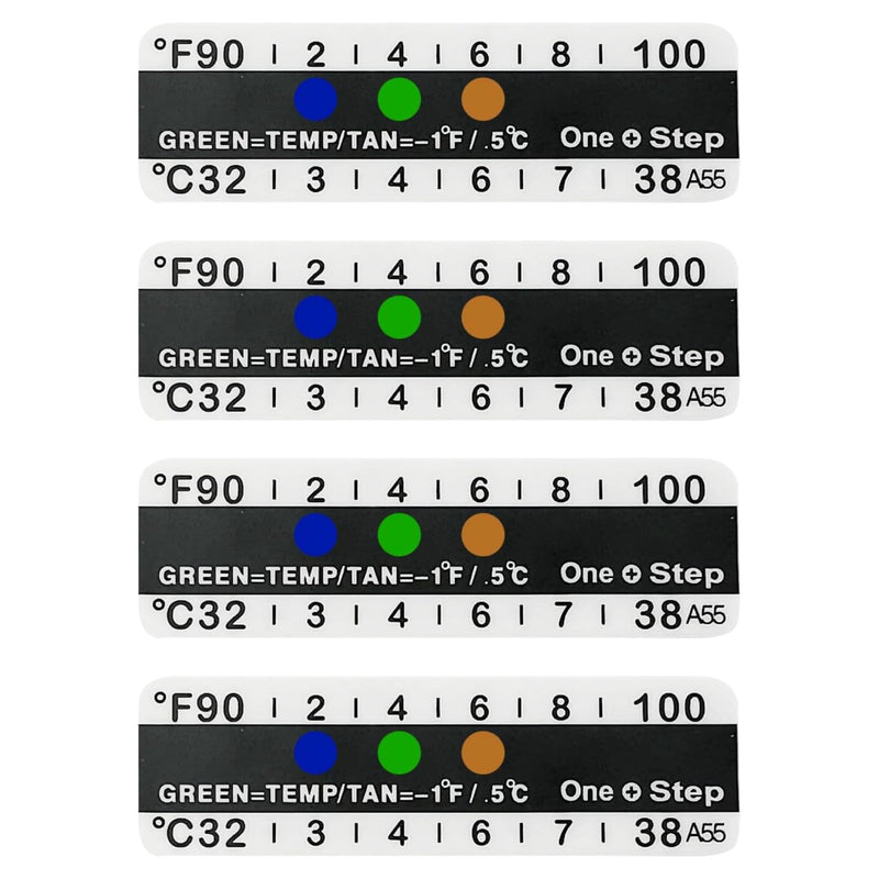 [Australia] - Urine Temperature Test Strips, 100 x Stick On Thermometer Strips for Urine Collection Bottles, Adhesive Temperature Strips, Visual Display Measurement Range of 32¬∞C-38¬∞ or 90¬∞F-100¬∞F 
