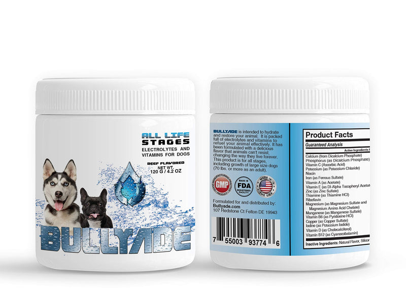 Natural Dog Supplement with 18 Vitamins & Minerals. Mixes with Water or Food. (Beef) Beef - PawsPlanet Australia