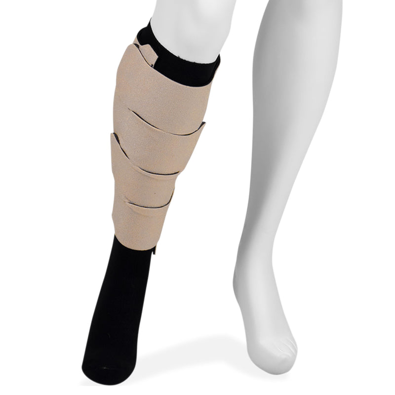 Juzo Reversible Versatile Support 30-60mmHg Ankle Compression Wrap S Black