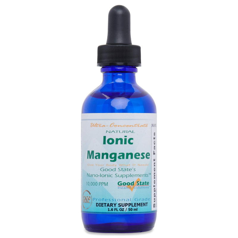 [Australia] - Good State | Natural Ionic Manganese | Liquid Concentrate | Nano Sized Mineral Technology | Professional Grade Dietary Supplement | 1.6 Fl oz Bottle (50 mL) 