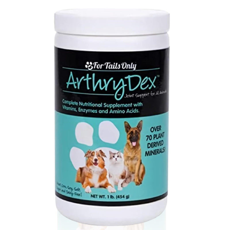 Multi Vitamins, Minerals Joint Support for Pets ARTHRYDEX - 1 LB canister | Vitamins, amino acids and enzymes, bone and joint support for small and large animals, complete pet nutrition, 1 lb canister