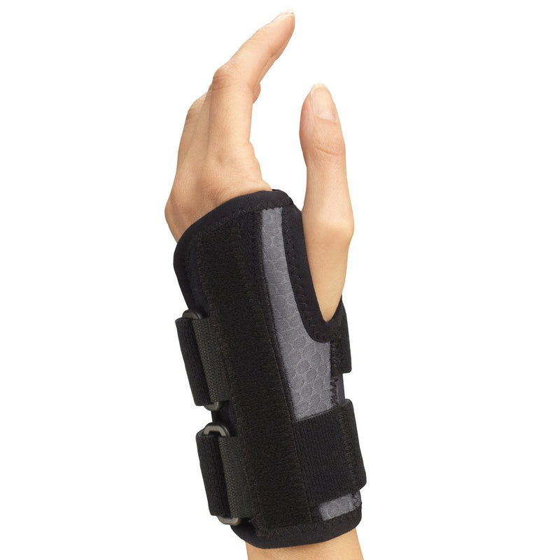 [Australia] - Champion Wrist Splint, Universal Fit, Maximum Support, Airmesh Fabric, Black, X-Large (Left Hand) 